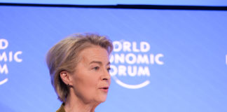 Ursula von der Leyen al Forum Economico Mondiale 2025, Photographer: Dati Bendo, copyright: European Union, 2025, Source: EC - Audiovisual Service