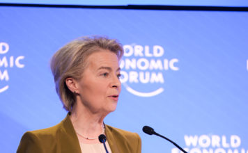 Ursula von der Leyen al Forum Economico Mondiale 2025, Photographer: Dati Bendo, copyright: European Union, 2025, Source: EC - Audiovisual Service